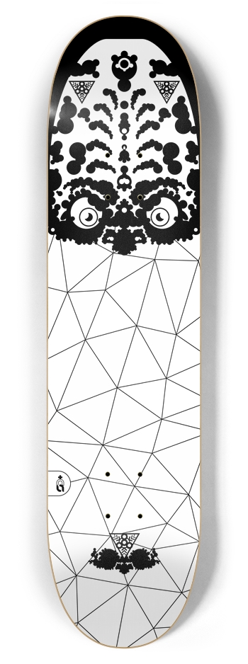 tomb_pop {bw} 7-7/8 Skateboard Deck