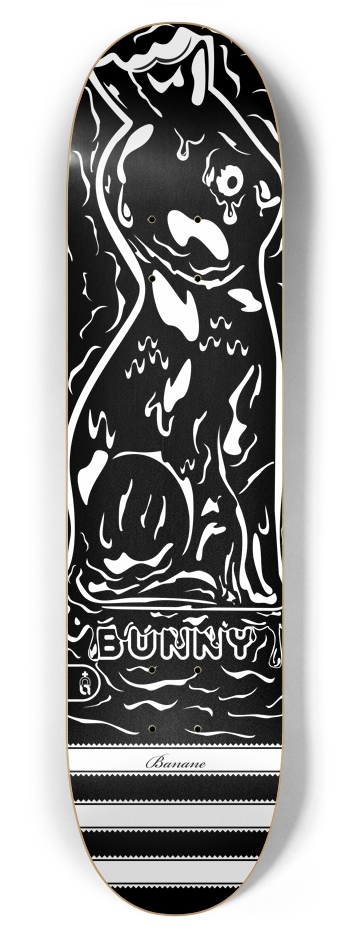 chocola-banane {BW} 7-7/8 Skateboard Deck