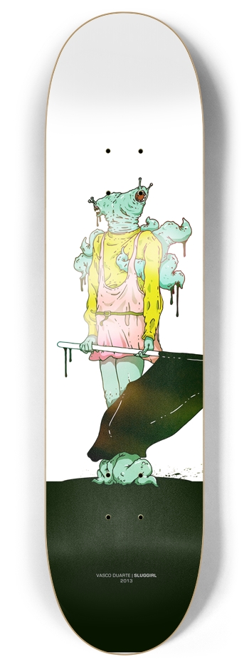 Sluggirl 8 Inch Skateboard Deck