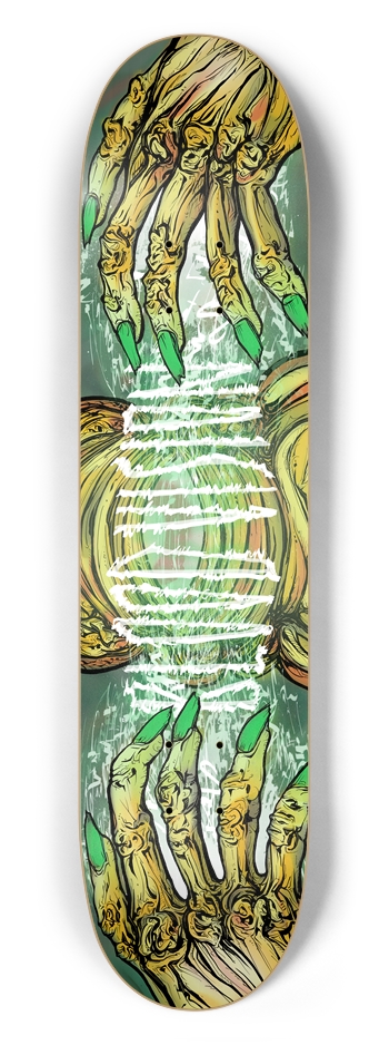 blood vision electric 7.5 7-1/2 Skateboard Deck