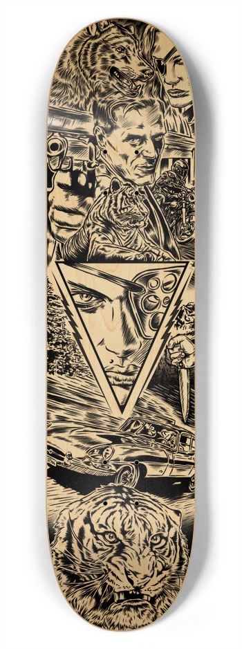 Eye of the tiger 7-3/4 Skateboard Deck