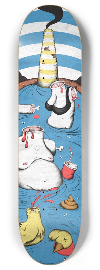 Pool Party 8 Inch Skateboard Deck