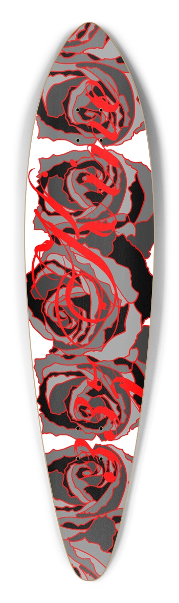 33zKine Pintail Longboard