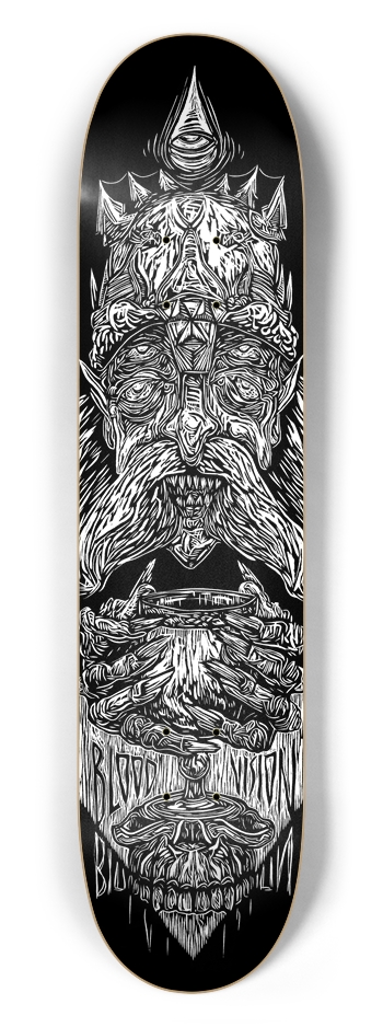 blood vision blood chalice 7-1/2 Skateboard Deck