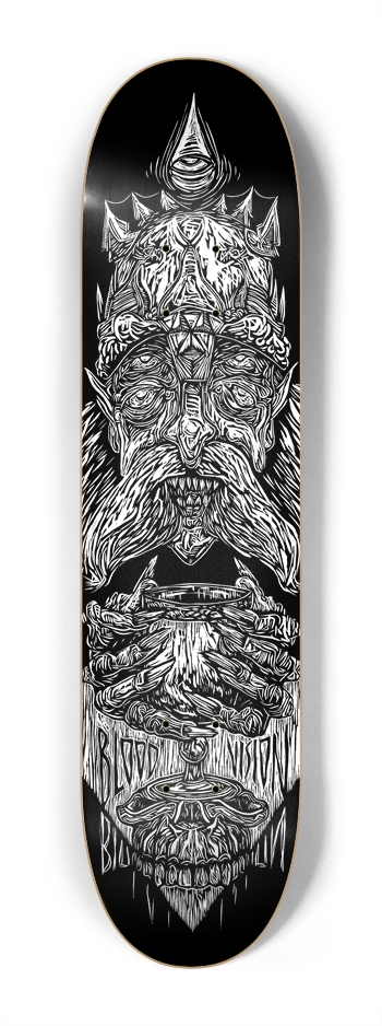 blood vision blood chalice 7-1/4 Mini/Kid Skateboard