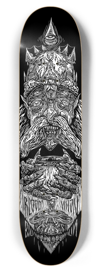 blood vision blood chalice 7-7/8 Skateboard Deck