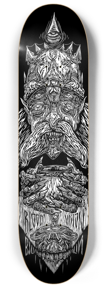 blood vision blood chalice 8-1/4 Skateboard Deck