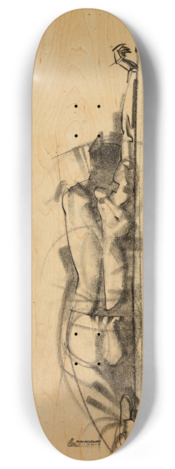 Figure-male-01 8 Inch Skateboard Deck