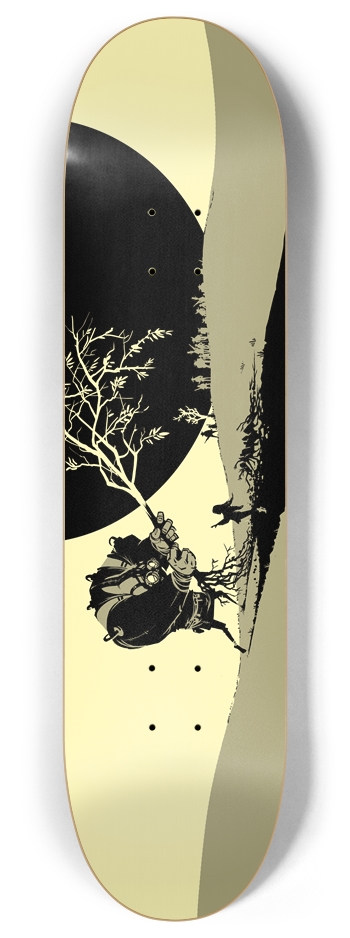Easter Bunny 8 Inch Skateboard Deck