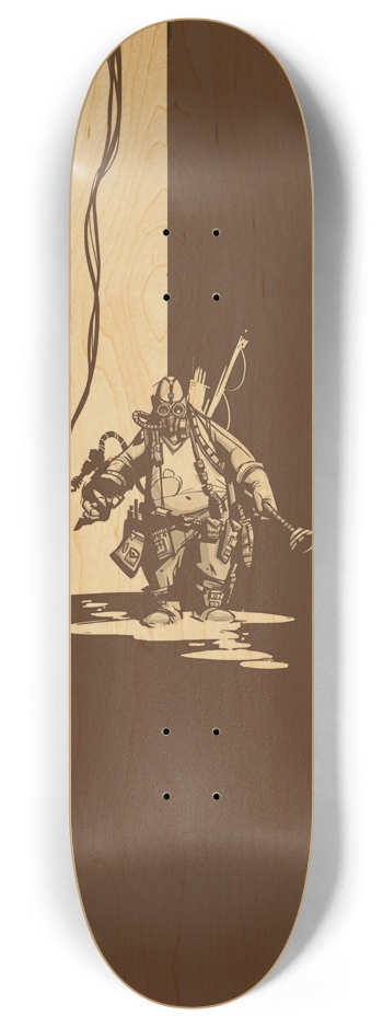 The Plumber 8 Inch Skateboard Deck