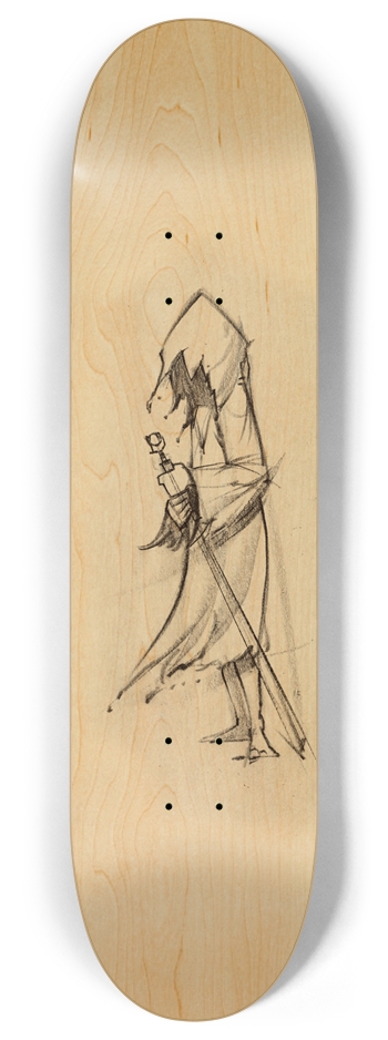 Sword Girl 8 Inch Skateboard Deck