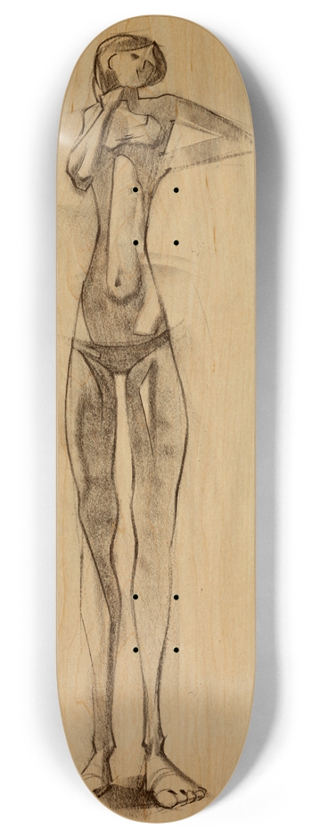 Tall and Skinny 8 Inch Skateboard Deck
