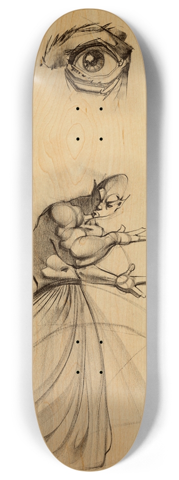 Vulcan Eye 8 Inch Skateboard Deck