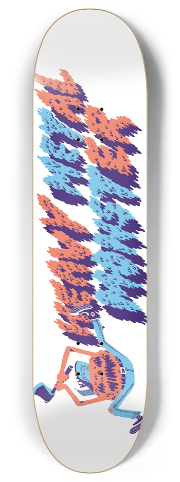 Heavy Metal Monster 8 Inch Skateboard Deck