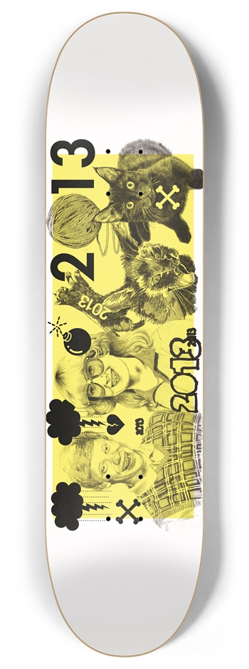Bad Luck 2013 8 Inch Skateboard Deck