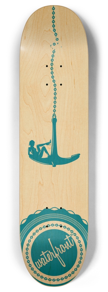 Waterfront - Anchor Series 3 - Large 8 Inch Skateboard Deck