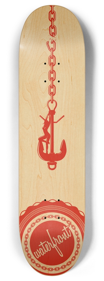Waterfront - Anchor Series 2 - Large 8 Inch Skateboard Deck