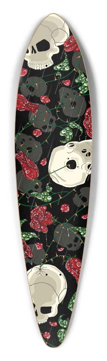 Til Death Pintail Longboard Deck