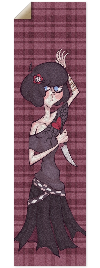 Angel O' Knives 9 x 33 Inch Griptape