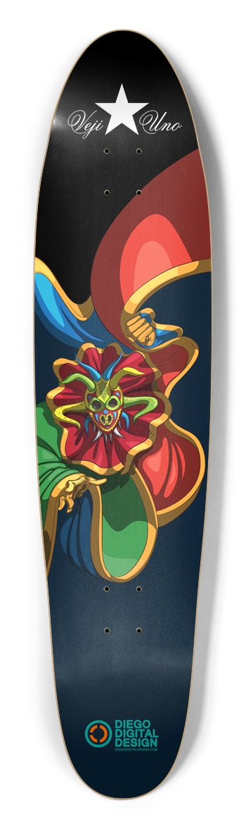 Veji One Color 2 Long Board Longboard Shape