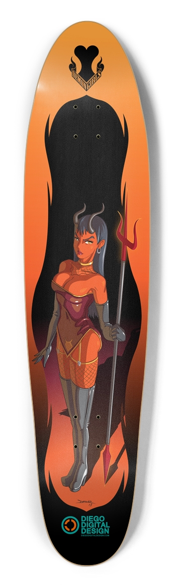 Demon Girls Longboard Longboard Shape