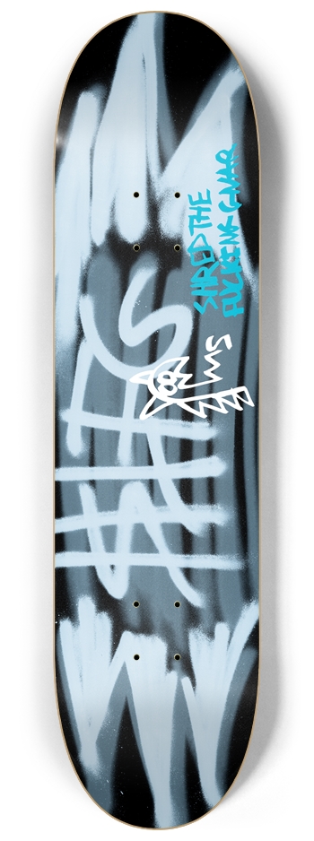 STFG ThrowUp Blue 8-1/4 Skateboard Deck