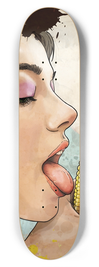 Porn on the Cob - Left 7-3/4 Skateboard Deck