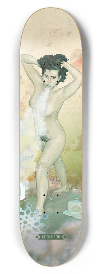 Hollywood, Lookout! - Ice 7-3/4 Skateboard Deck