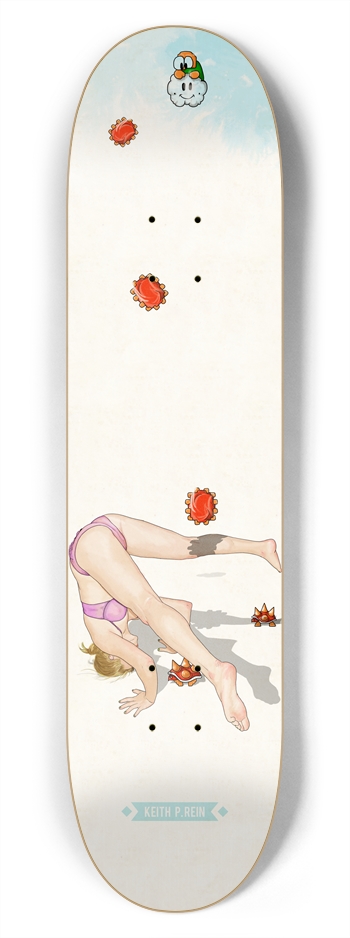 Video Game Pinup - Super Mario Bros. 7-3/4 Skateboard Deck