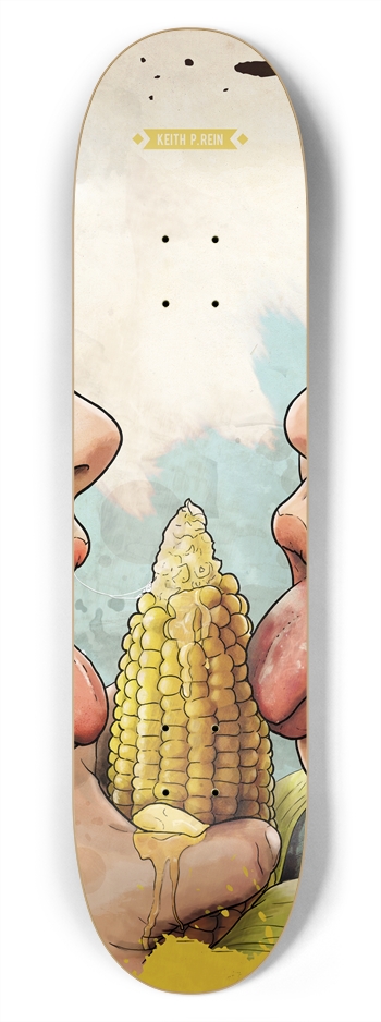 Porn on the Cob - Middle 7-3/4 Skateboard Deck