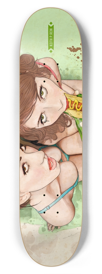 Life's a Picnic, Bring Your Friend 7-3/4 Skateboard Deck