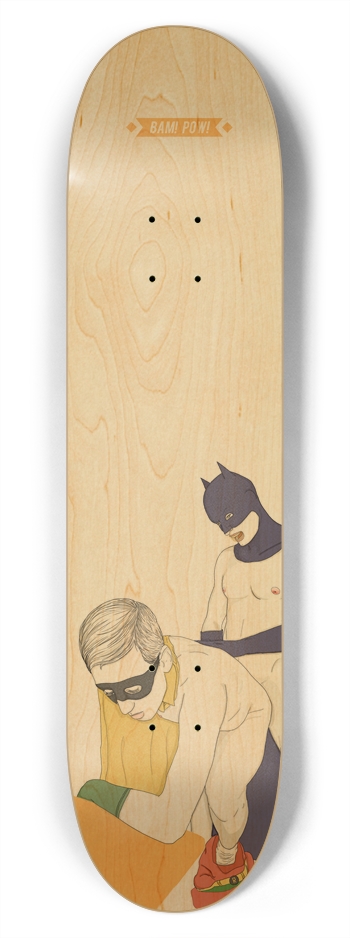 BAM! POW! 7-3/4 Skateboard Deck