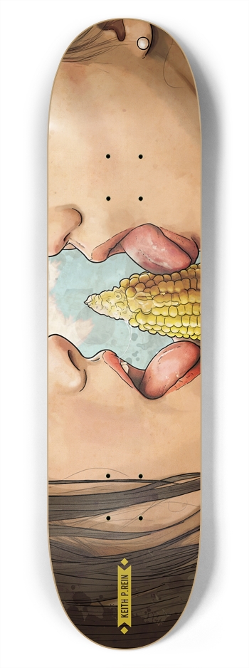 Porn on the Cob 7-3/4 Skateboard Deck