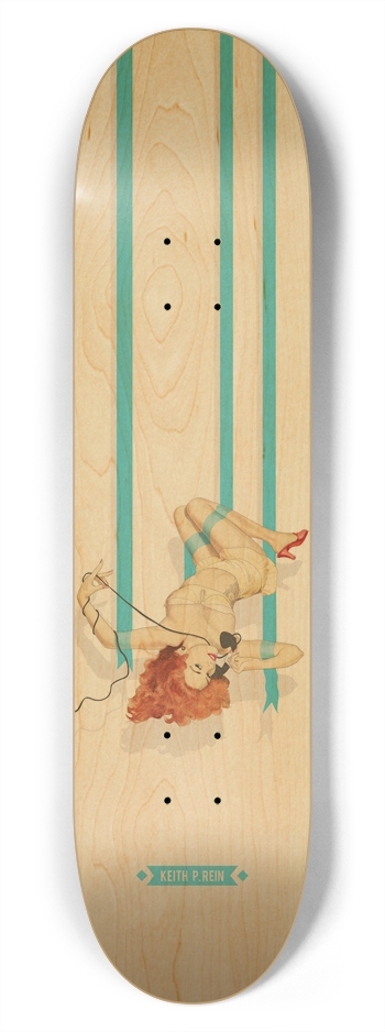 Hanging on the Line 7-3/4 Skateboard Deck