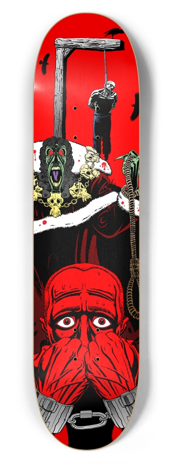 Hangman 7-3/4 Skateboard Deck