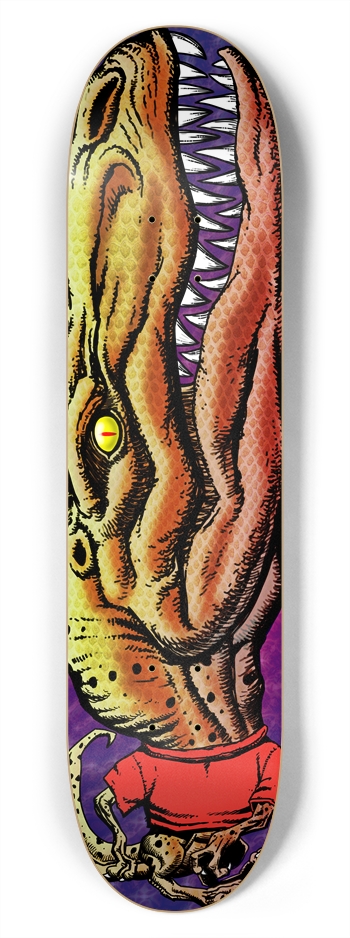 Tyrannosaurus Decks (golden variant) 7-3/4 Skateboard Deck