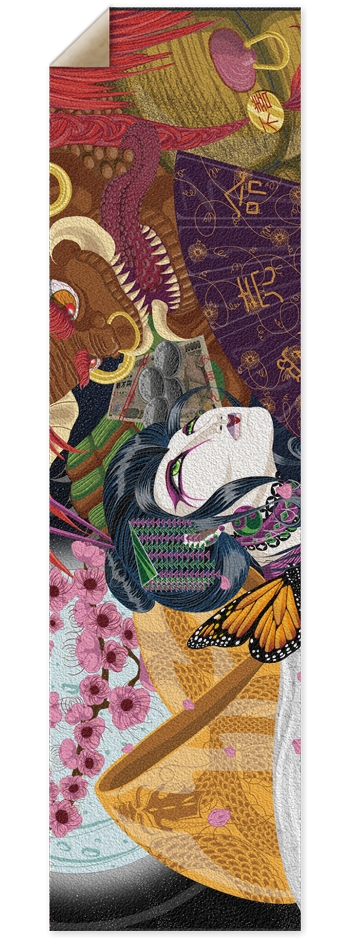 Uzume And The Oni Grip Tape 9 x 33 Inch Griptape