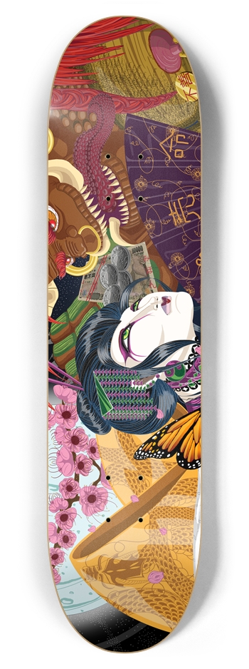 Uzume And The Oni 7 7/8" Deck 7-7/8 Skateboard Deck