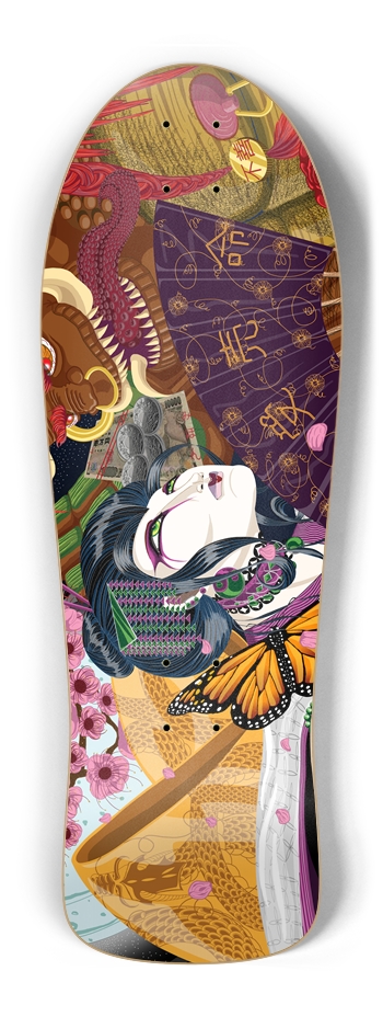 Uzume And The Oni Old School Deck Old School Shape