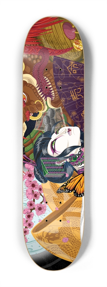 Uzume And The Oni Mini Deck 7-1/4 Mini/Kid Skateboard