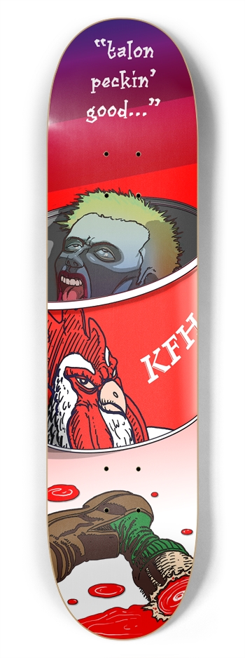 Ken-clucky Fried Human 7-3/4 Skateboard Deck