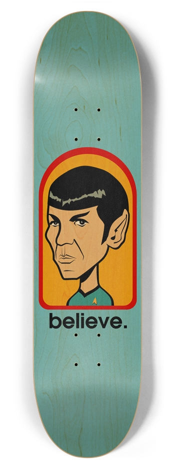 parody_believe{n} 7-7/8 Skateboard Deck