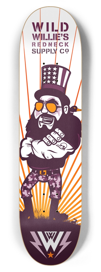parody_willie 7-7/8 Skateboard Deck
