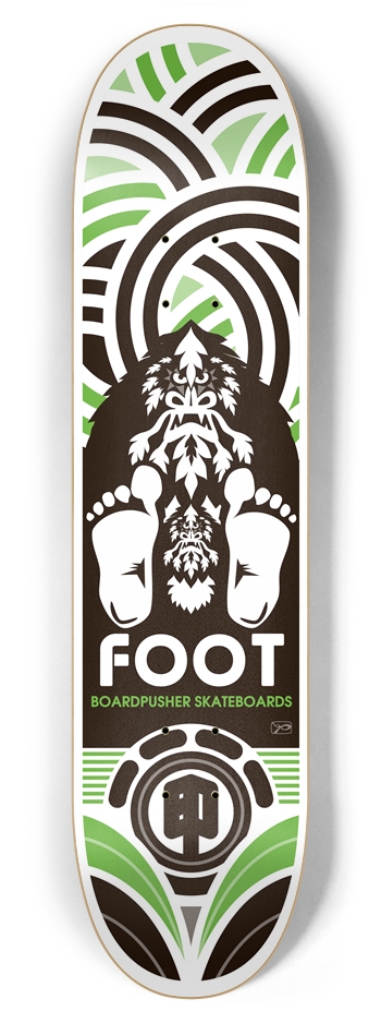 parody_foot 7-7/8 Skateboard Deck