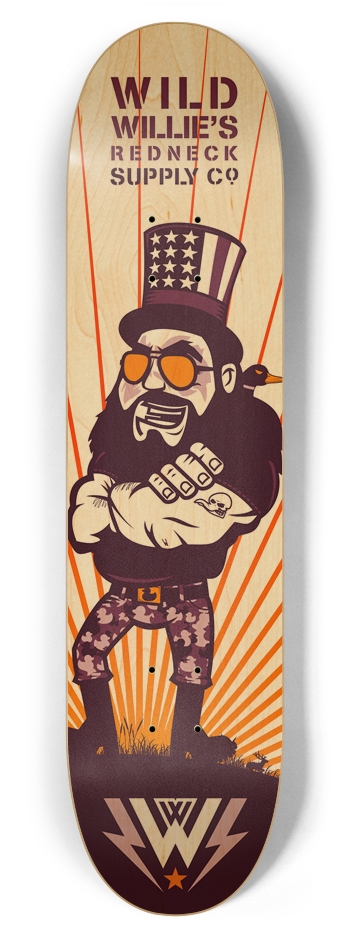 parody_willie{n} 7-7/8 Skateboard Deck