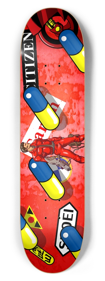 Citizen of Neo Tokyo 7-3/4 Skateboard Deck
