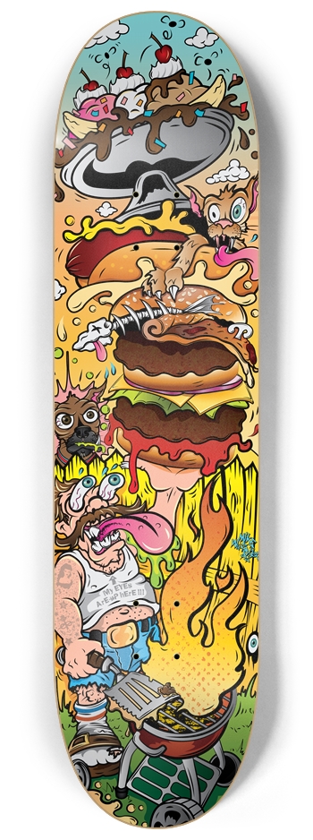 The Tailgater 8-1/4 Skateboard Deck