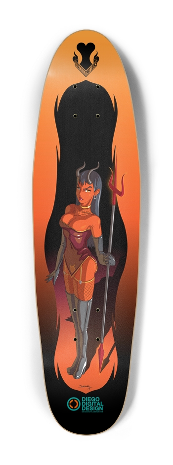 Demon Girls Cruiser Board Cruiser Shape