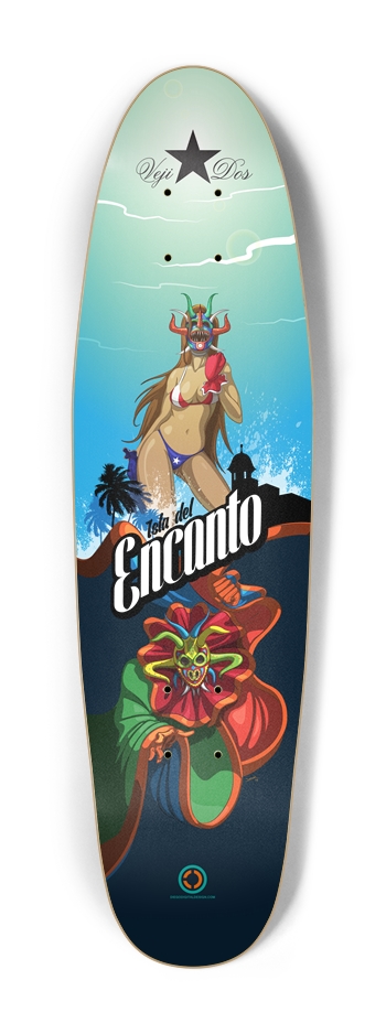 Isla del Encanto Cruiser Board Cruiser Shape