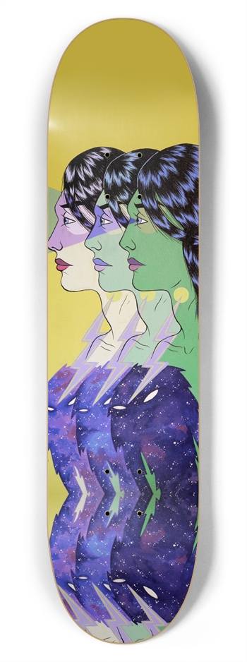 Triple Anxiety 7-3/4 Skateboard Deck